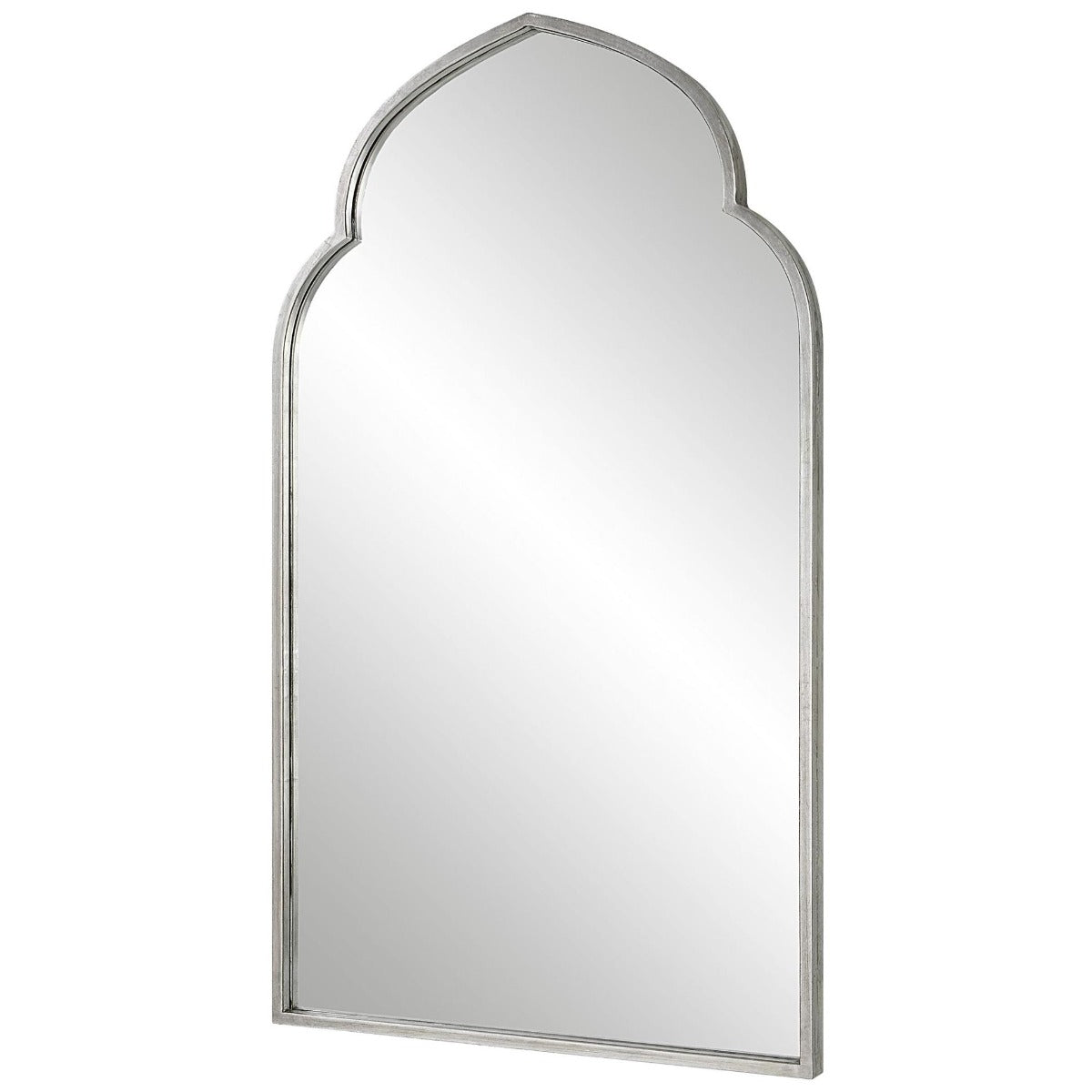 Temple Arched Mirror – Silver
