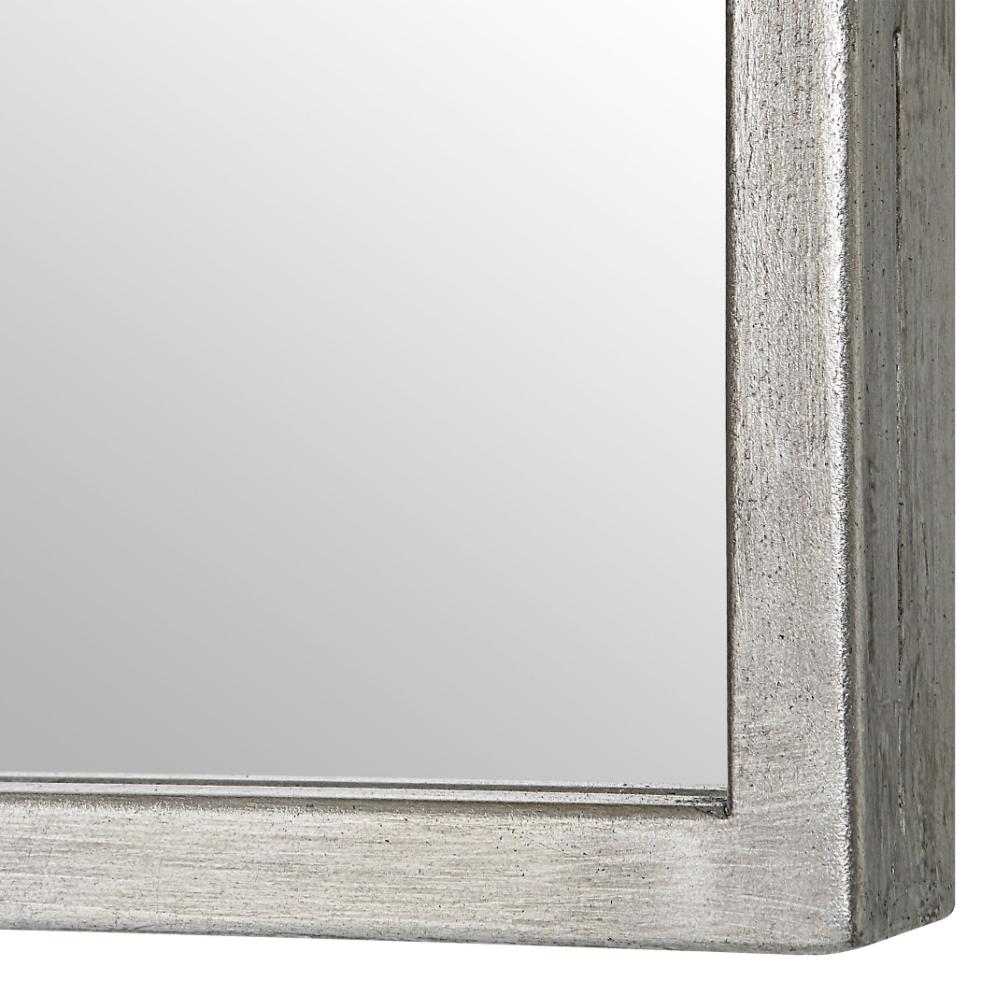 Temple Arched Mirror – Silver