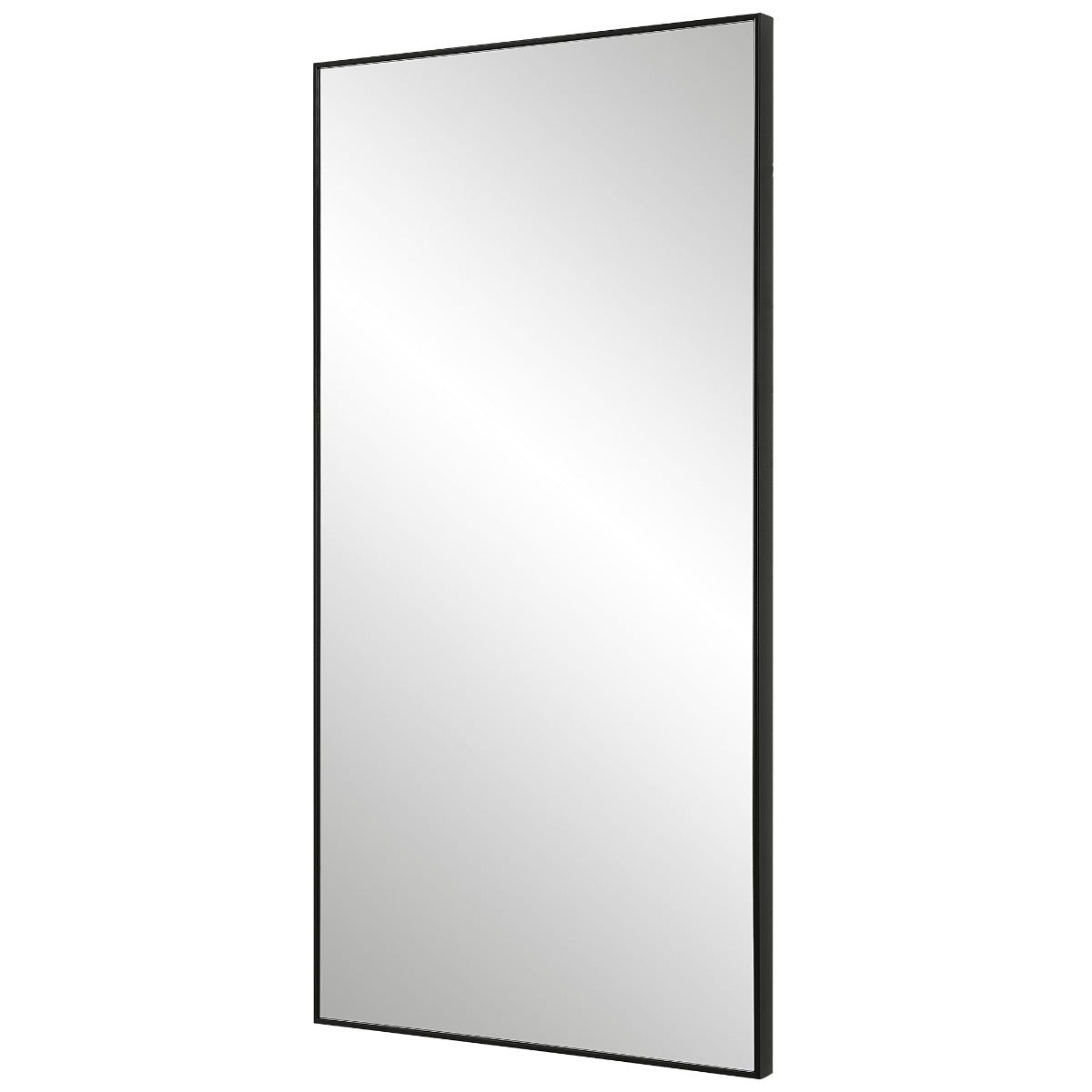 Slim Frame Midi Mirror – Black