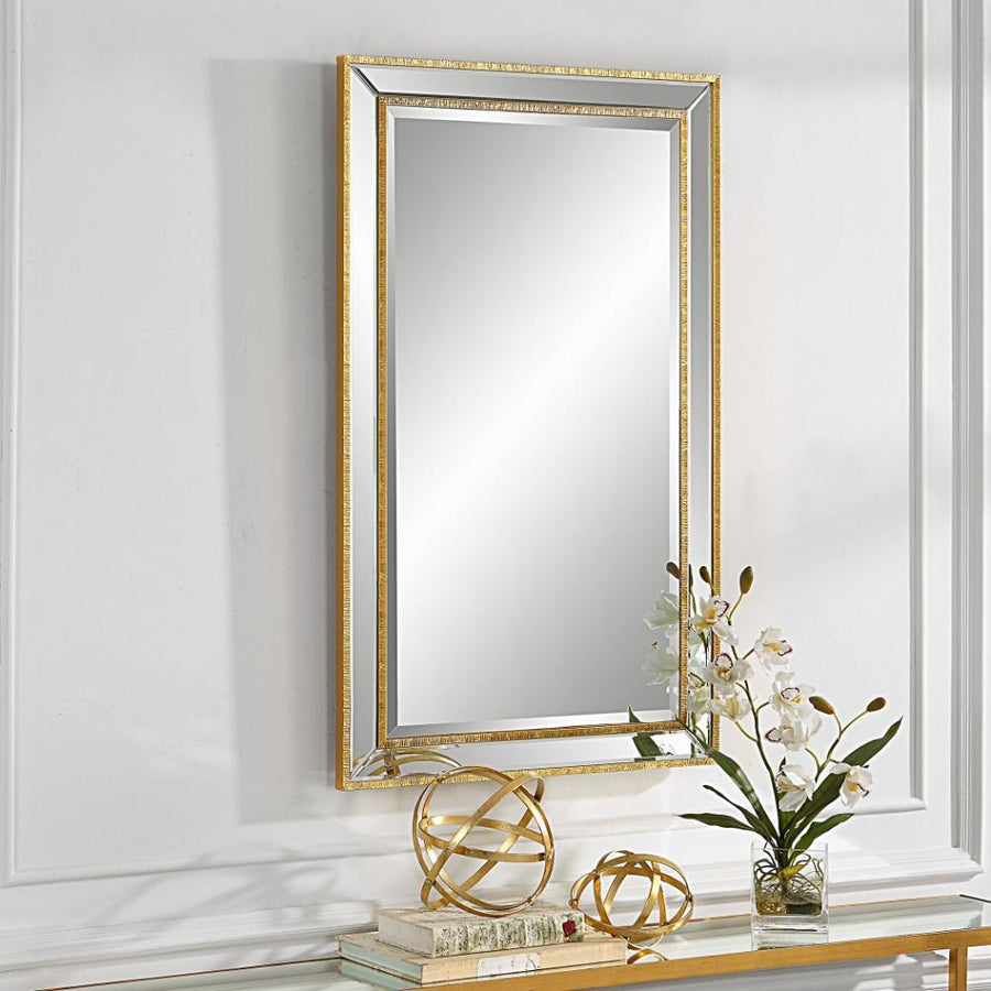 Lines Mirror – Gold