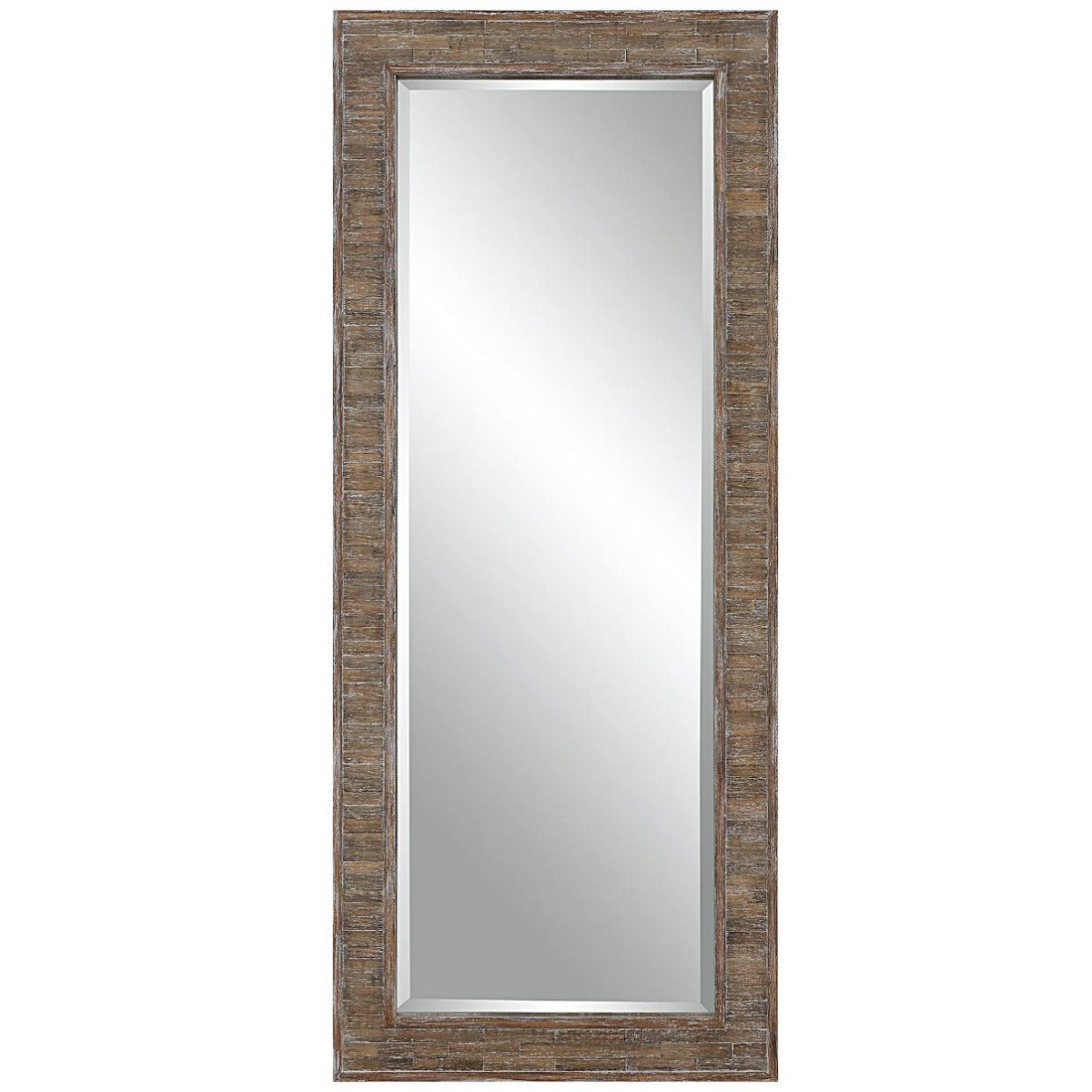 Beachhouse Distressed Wooden Tall Mirror