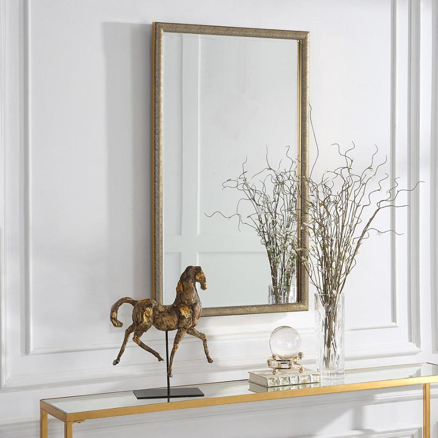 Intricate Mirror – Gold Finish