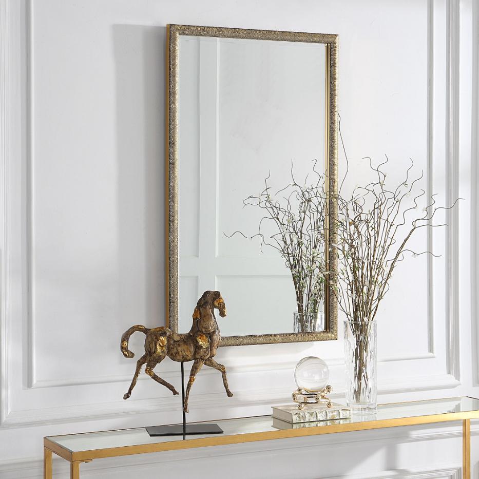 Intricate Mirror – Gold Finish