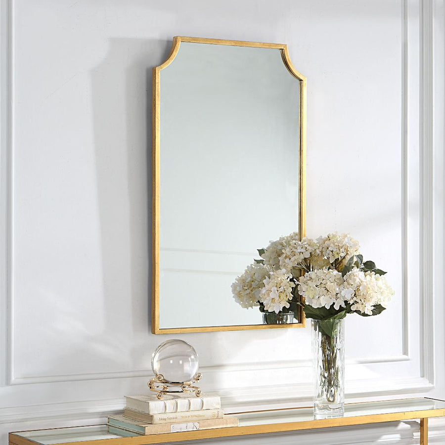 Bradley Mirror – Gold Finish