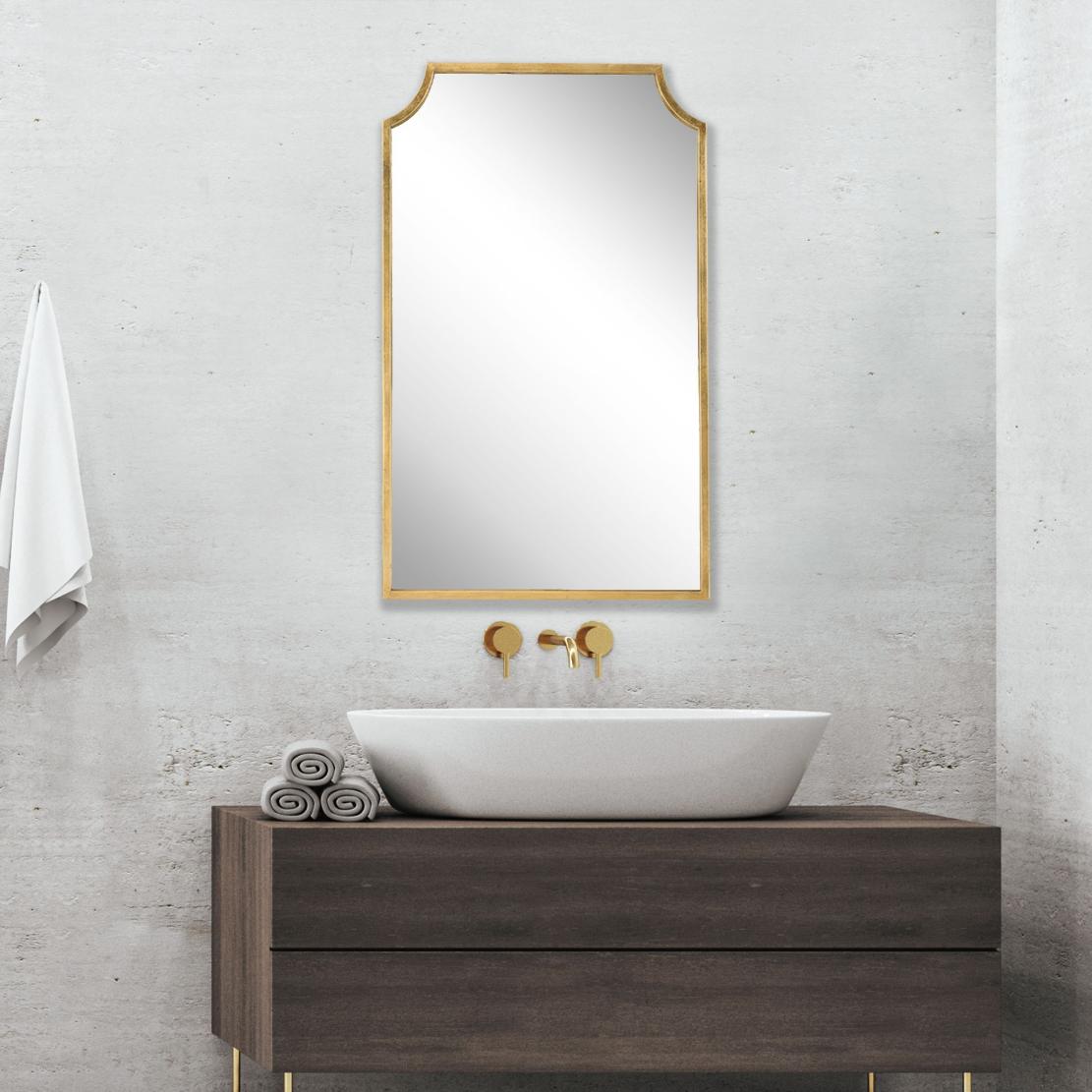 Bradley Mirror – Gold Finish