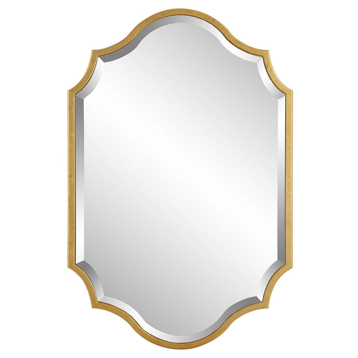 Iris Oval Mirror – Gold