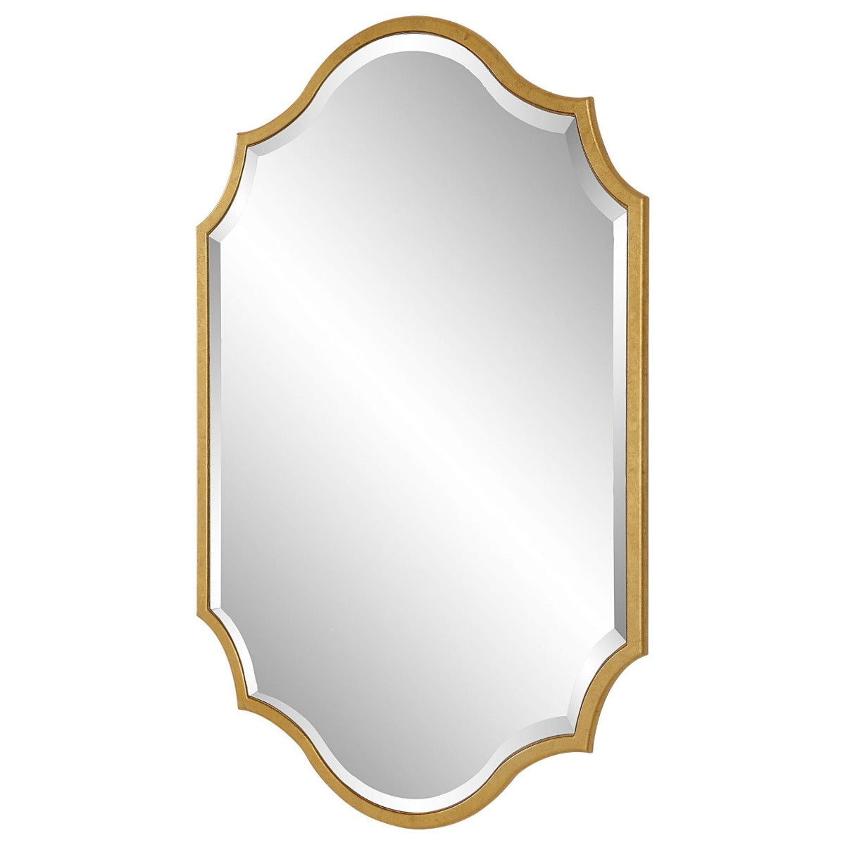 Iris Oval Mirror – Gold
