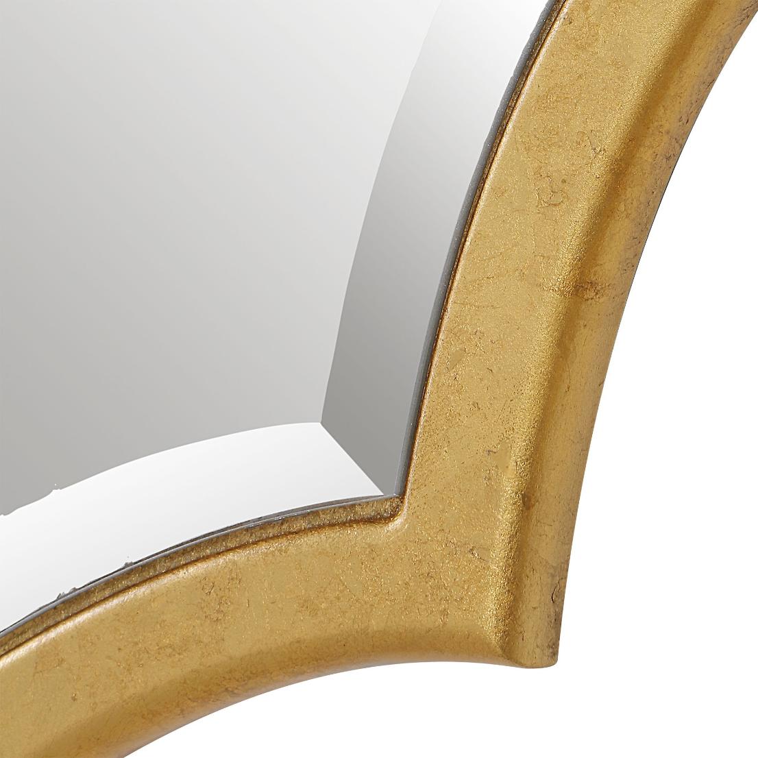 Iris Oval Mirror – Gold