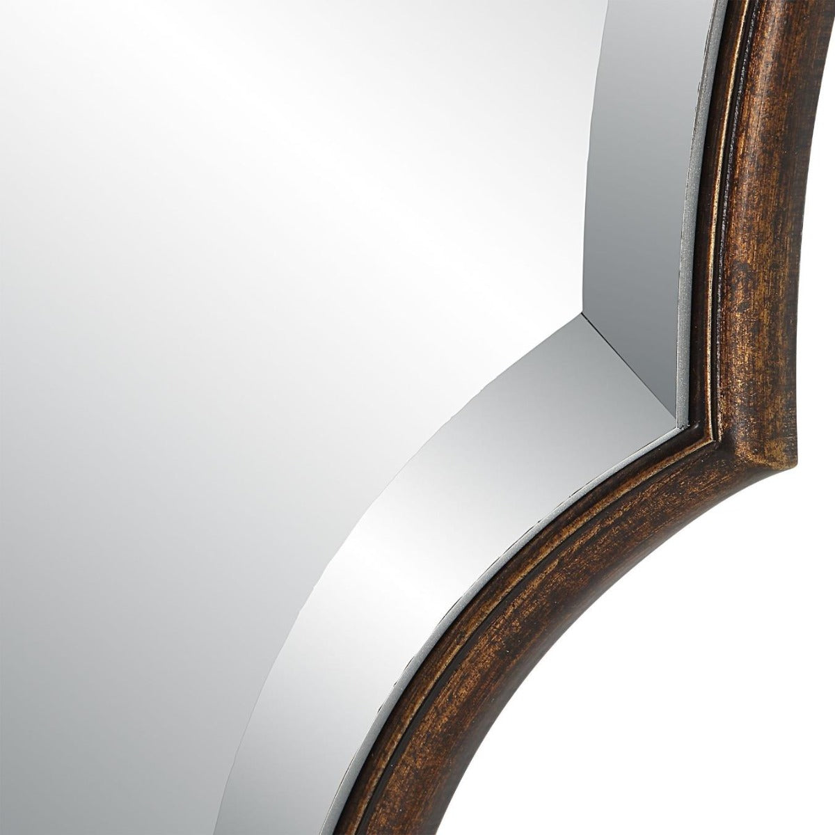 Aida Oval Mirror – Bronze and Gold
