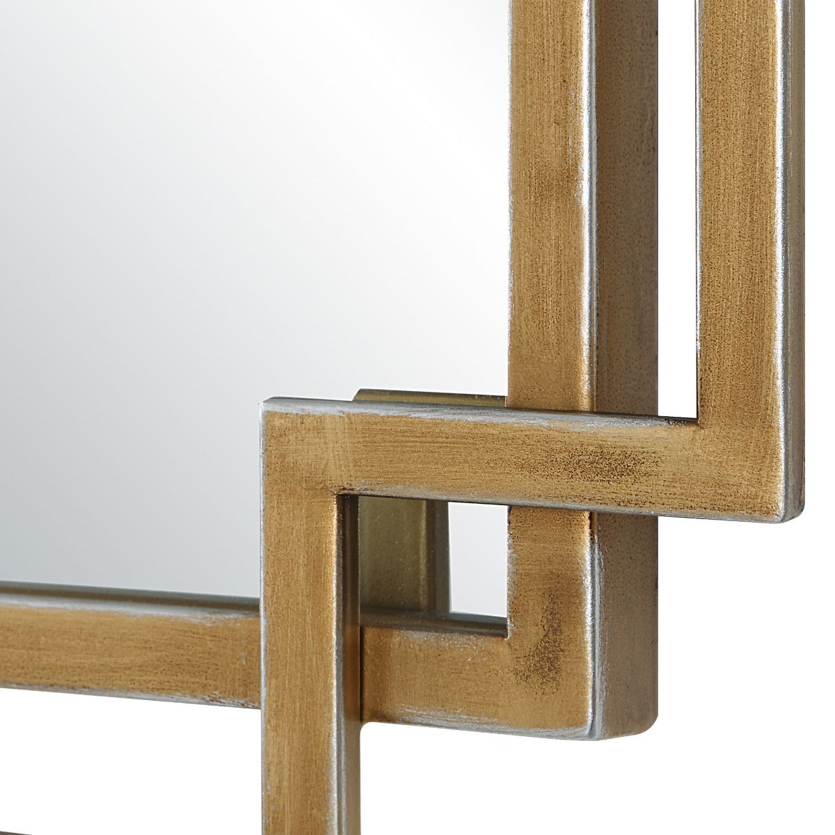 Deco Mirror – Brushed Gold