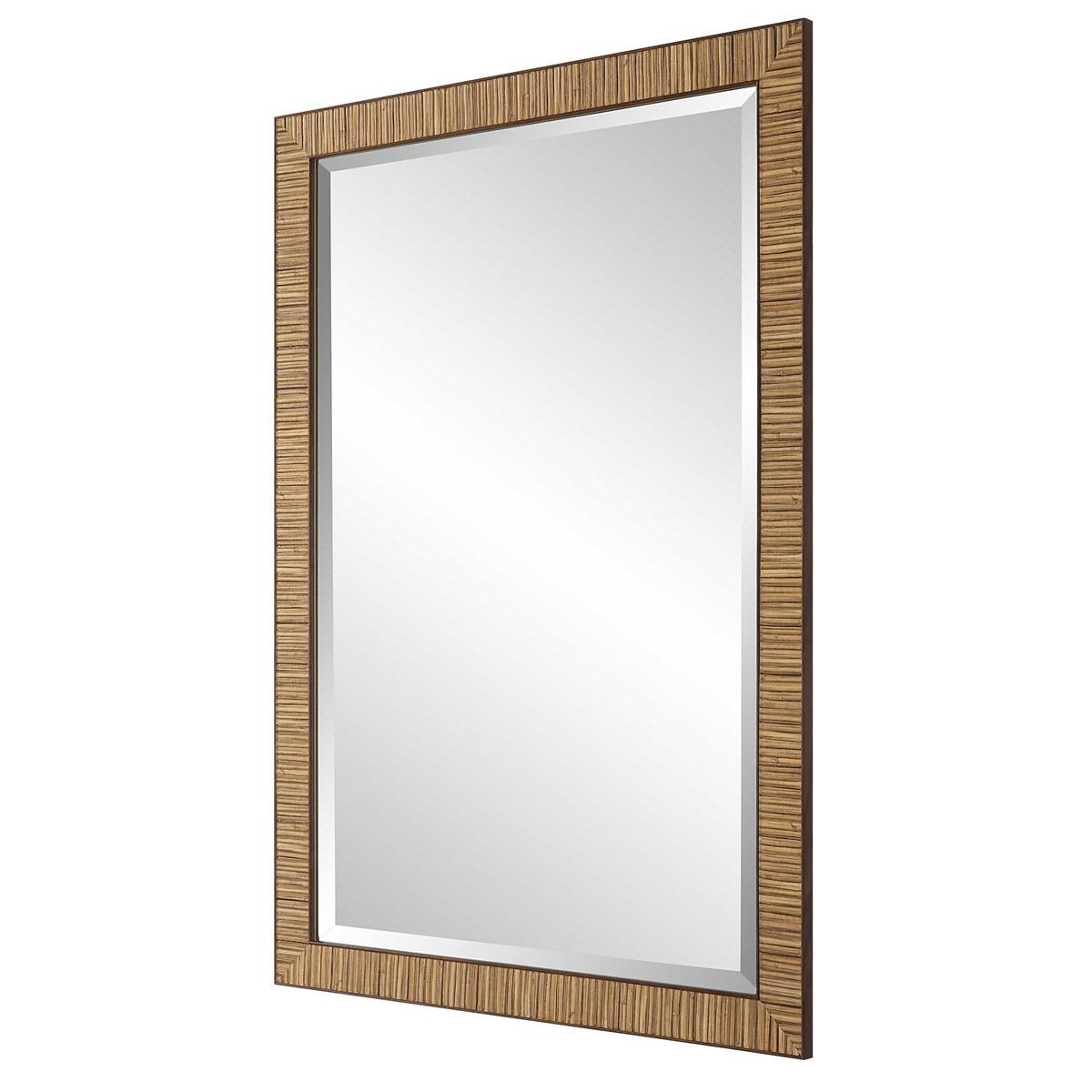 Indiana Rattan Rectangle Mirror