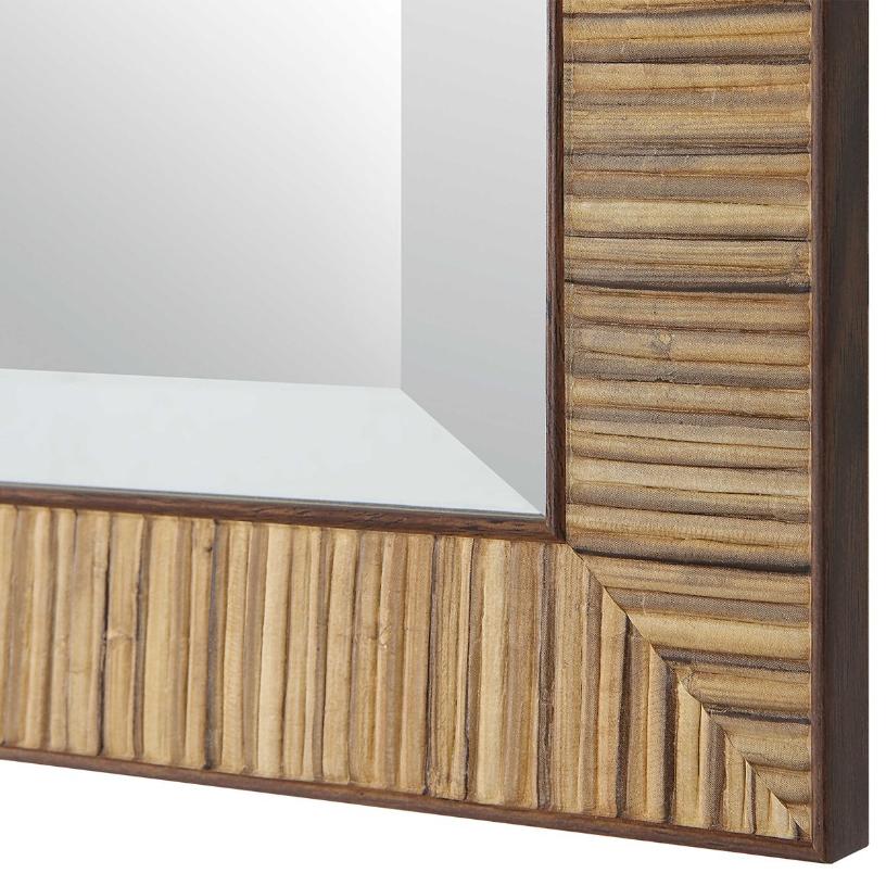 Indiana Rattan Rectangle Mirror