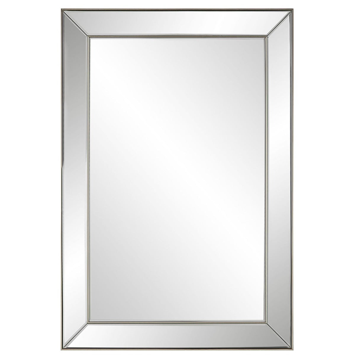 Hannah Rectangular Mirror – Champagne Finish