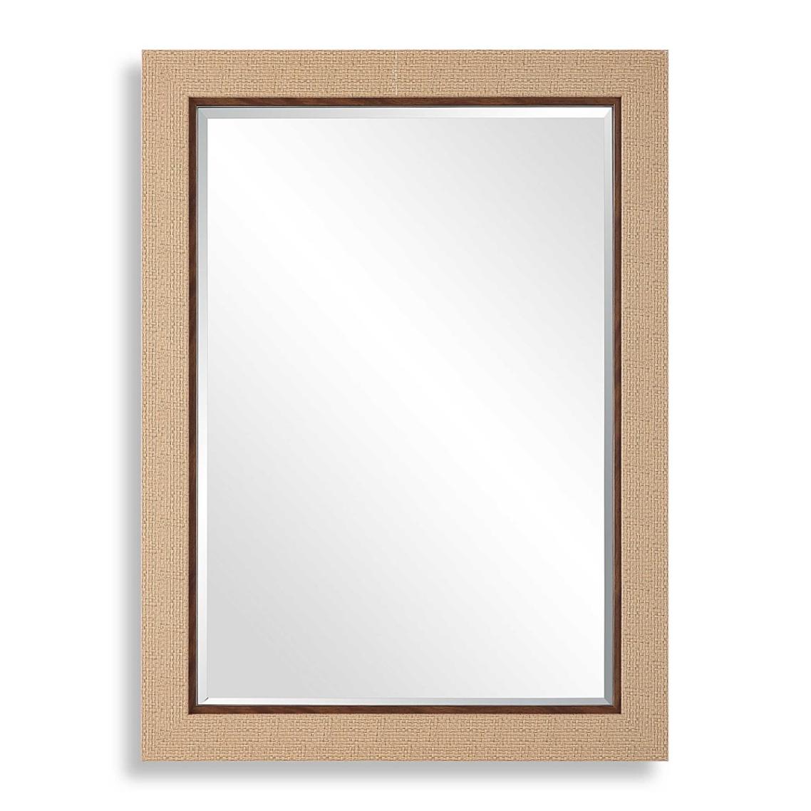 Natural Woven Rectangular Mirror