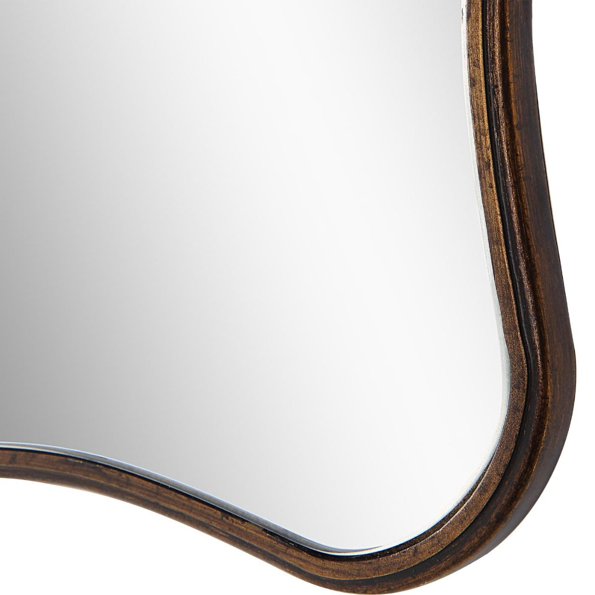 Irregular Arched Mirror – Antique Bronze