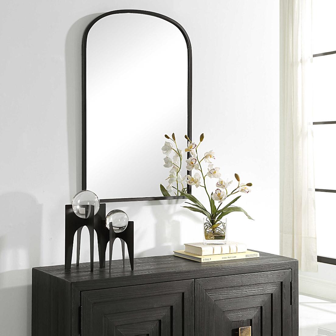 Aydyn Arched Mirror – Black