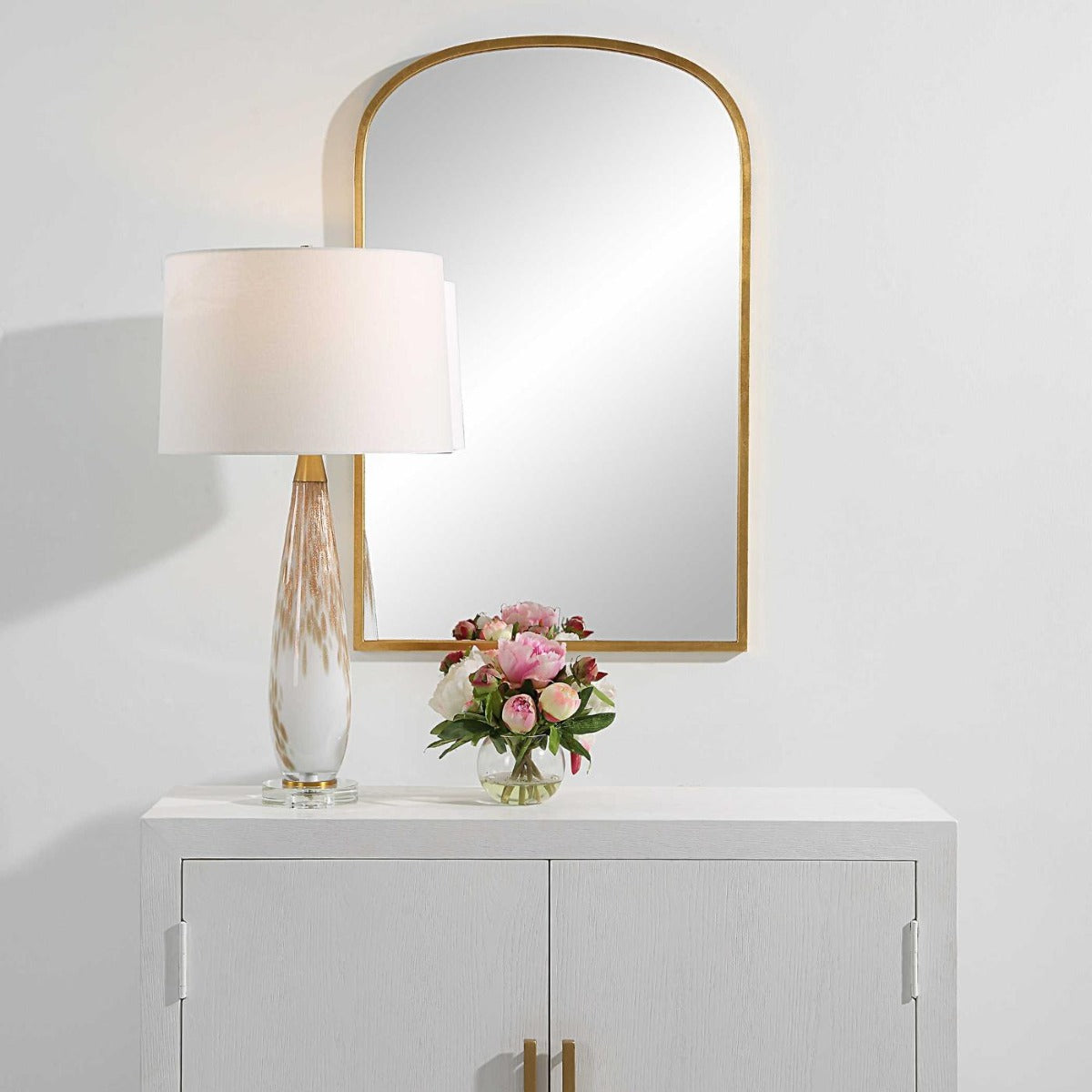 Aydyn Arched Mirror – Gold
