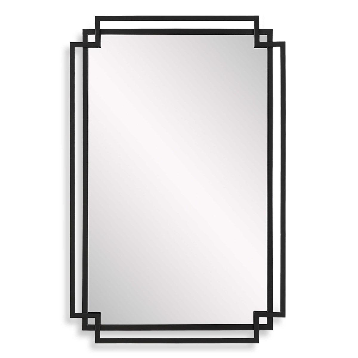 Deco Mirror – Black Finish
