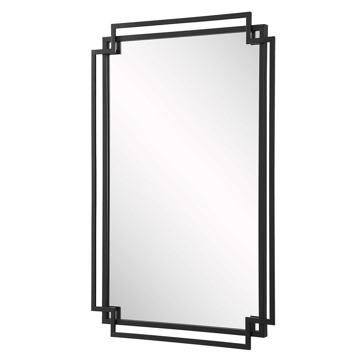 Deco Mirror – Black Finish