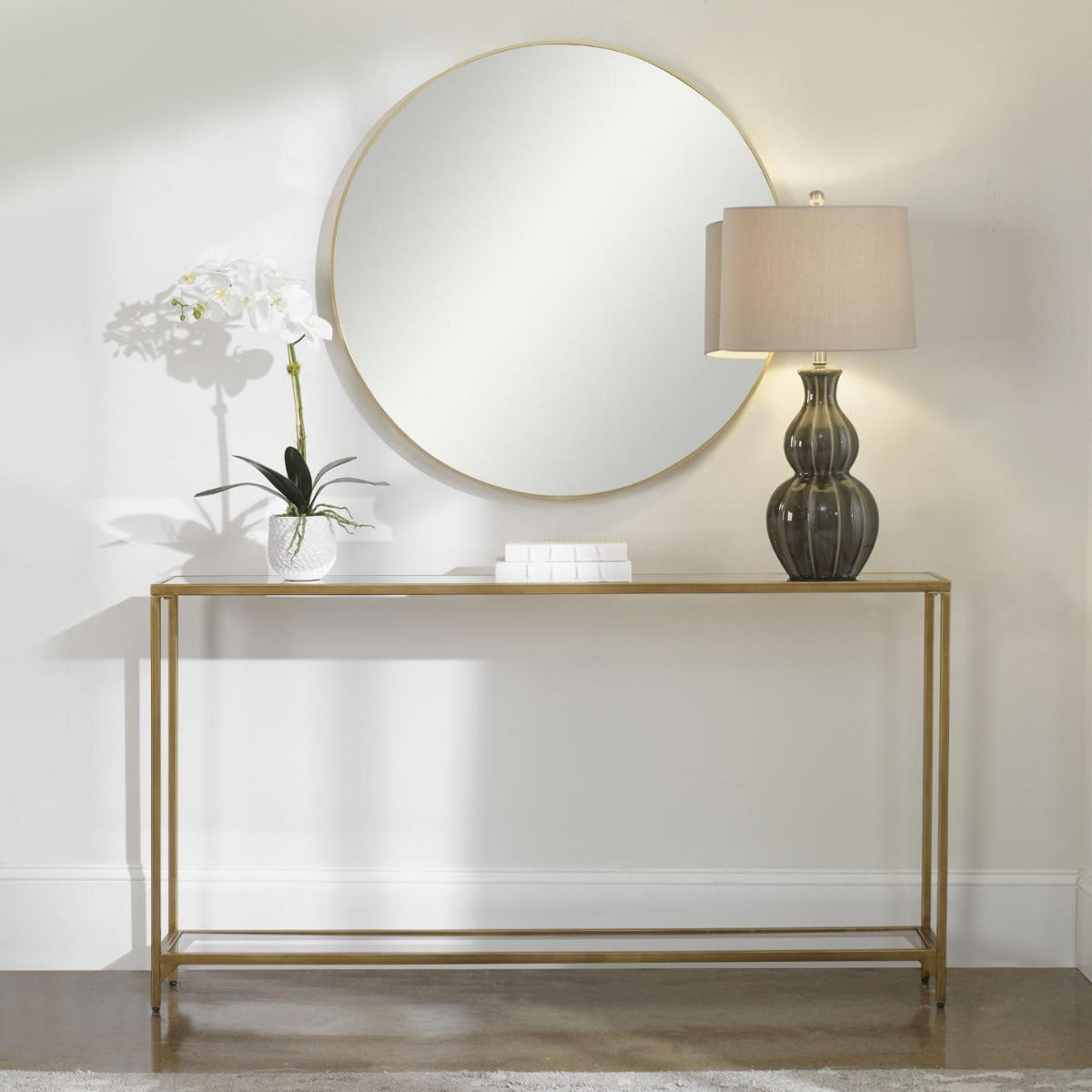 Slimline Console – Gold