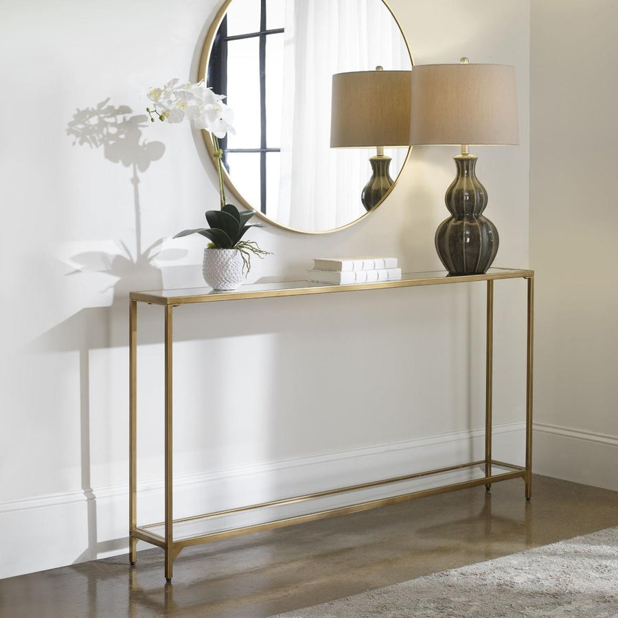 Slimline Console – Gold