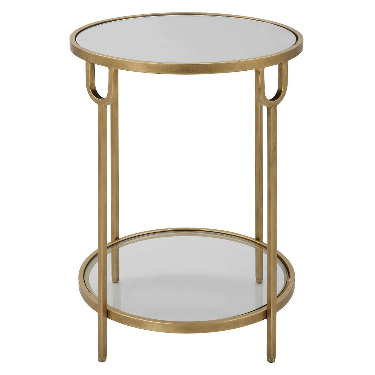 Ula Side Table – Brass