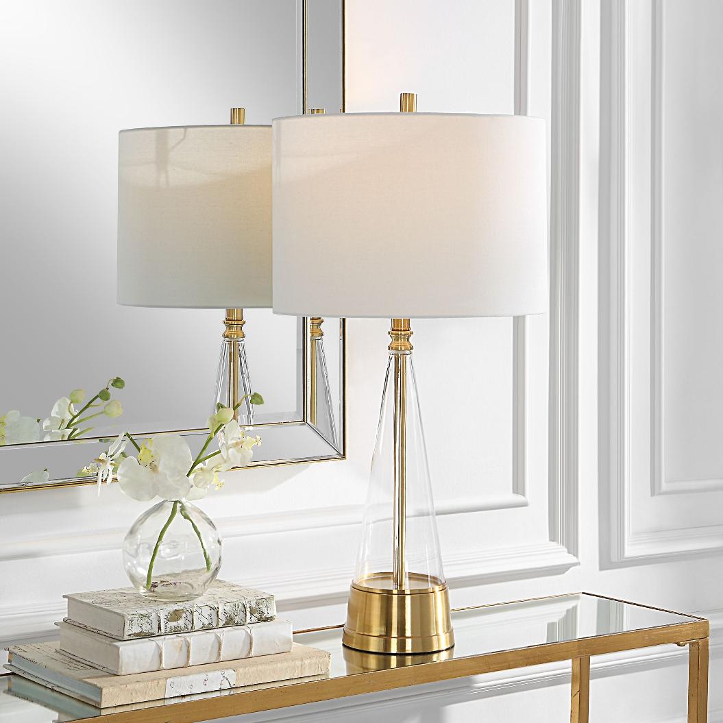 Prism Table Lamp – Brass