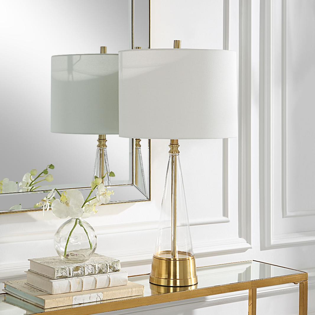 Prism Table Lamp – Brass