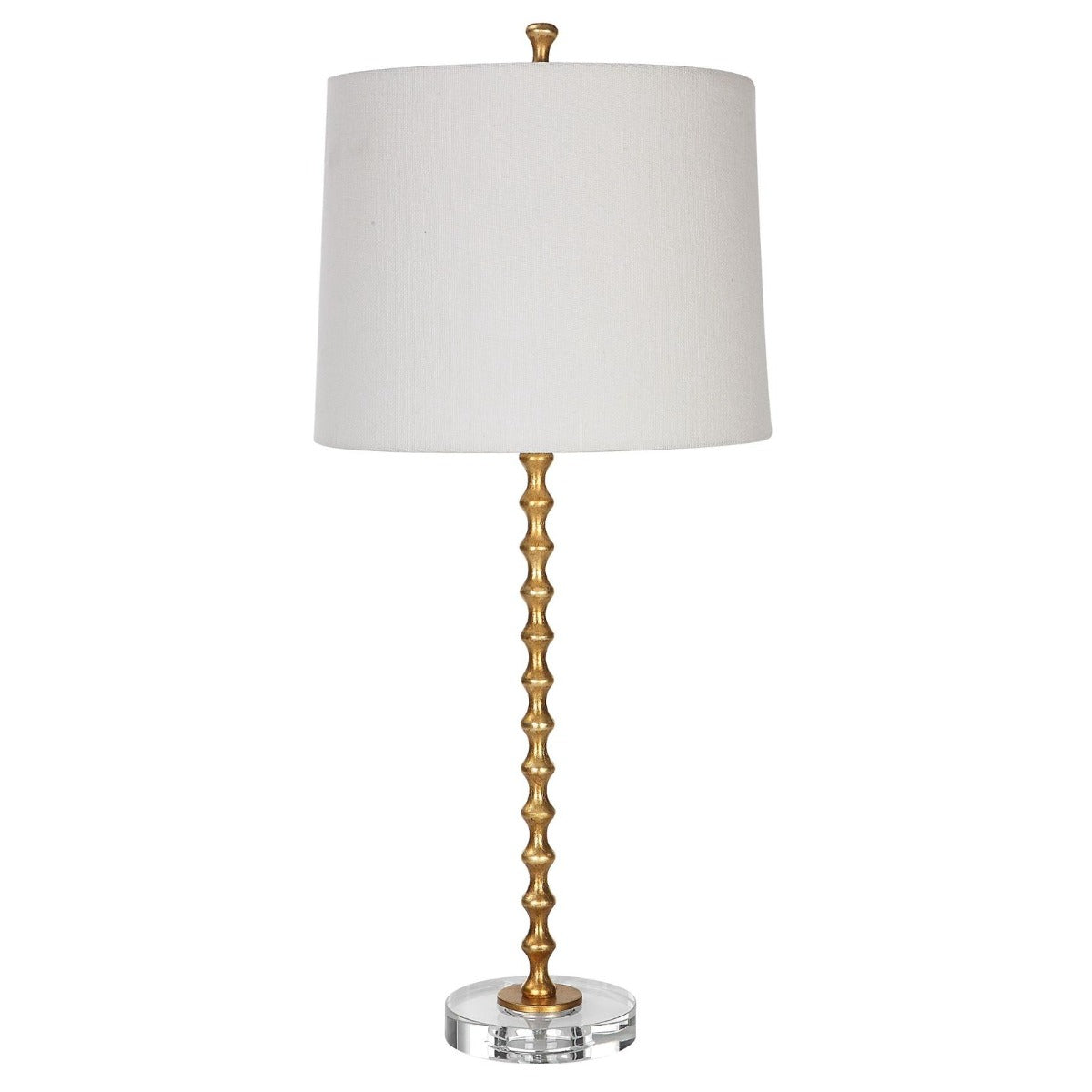 Hourglass Table Lamp in Brass – Set of 2