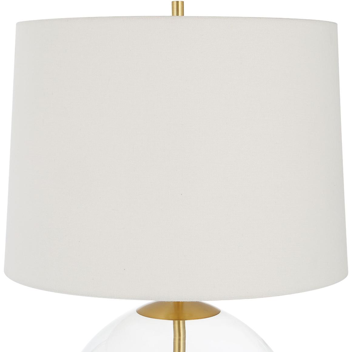 Clear Globe Table Lamp