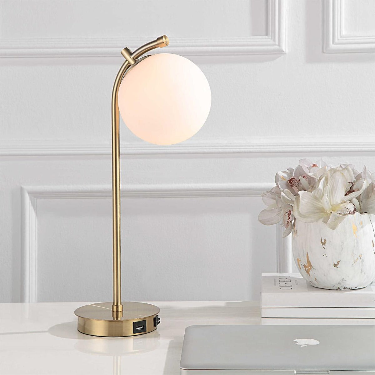 Droplet Table Lamp – Brass