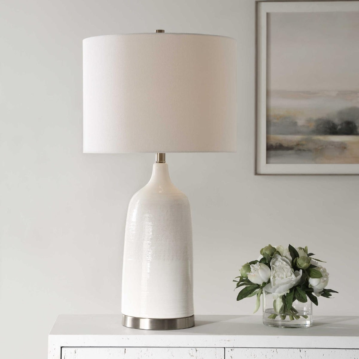 Linen Table Lamp