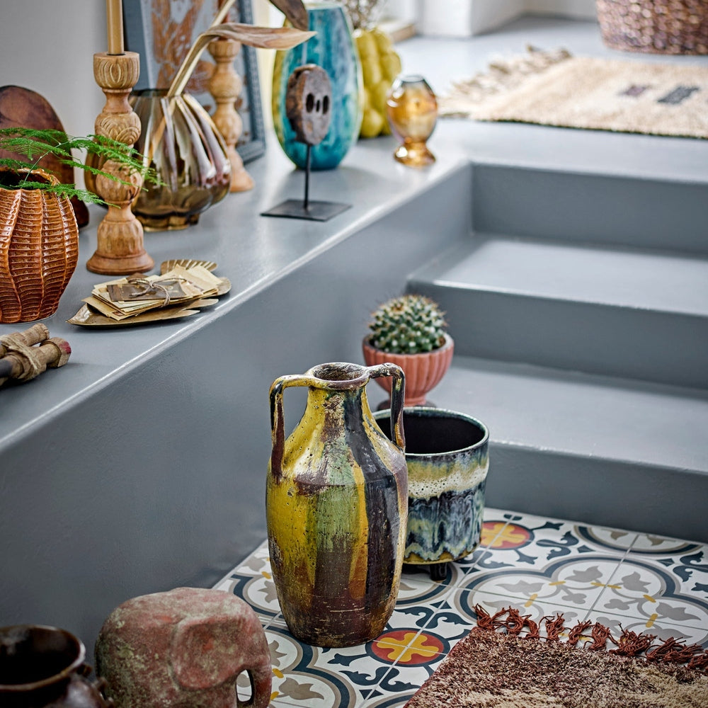 Wilder Decorative Vase - Yellow Terracotta