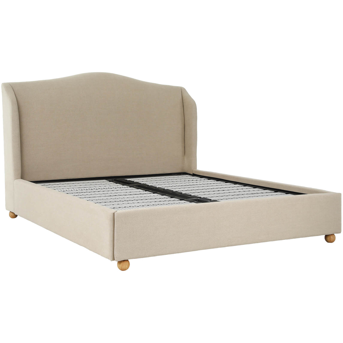 Wilmcote Winged Upholstered Bed – Super King