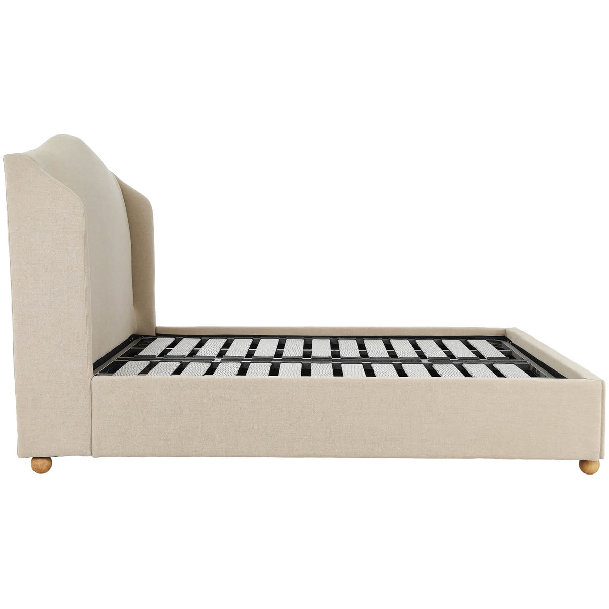 Wilmcote Winged Upholstered Bed – Super King
