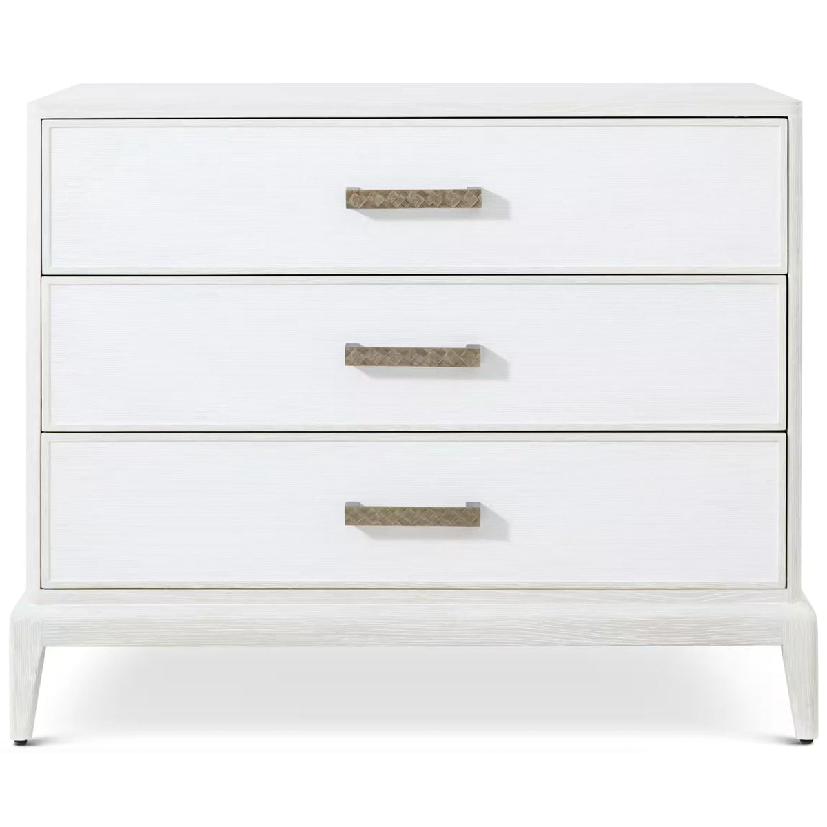 Worth Bedside Table with Wallpaper Drawer Fronts