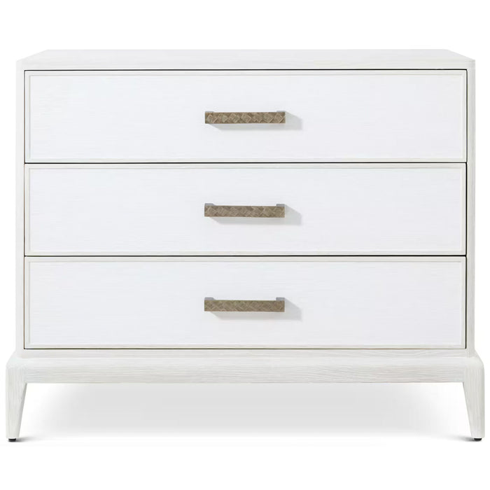 Worth Bedside Table with Wallpaper Drawer Fronts