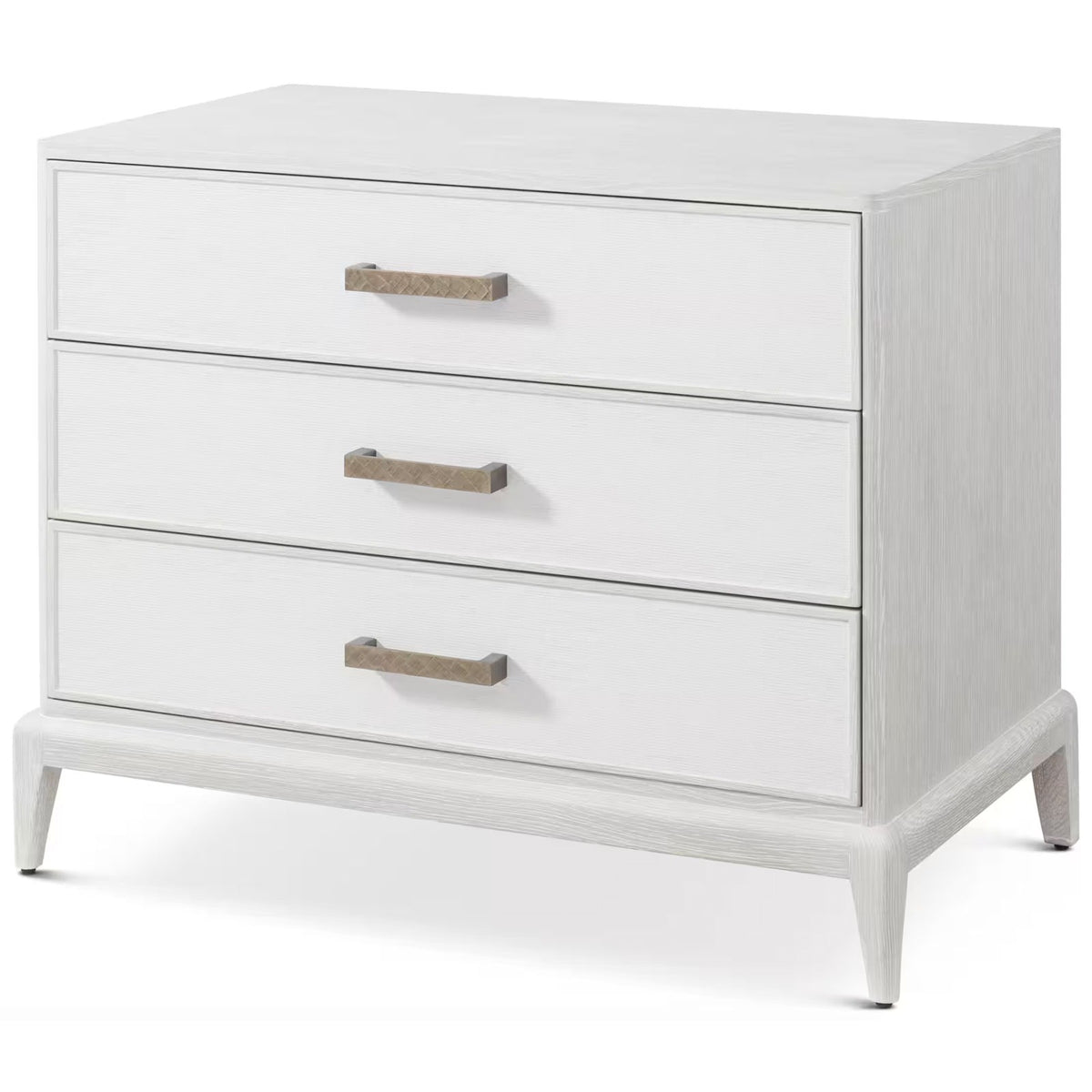 Worth Bedside Table with Wallpaper Drawer Fronts