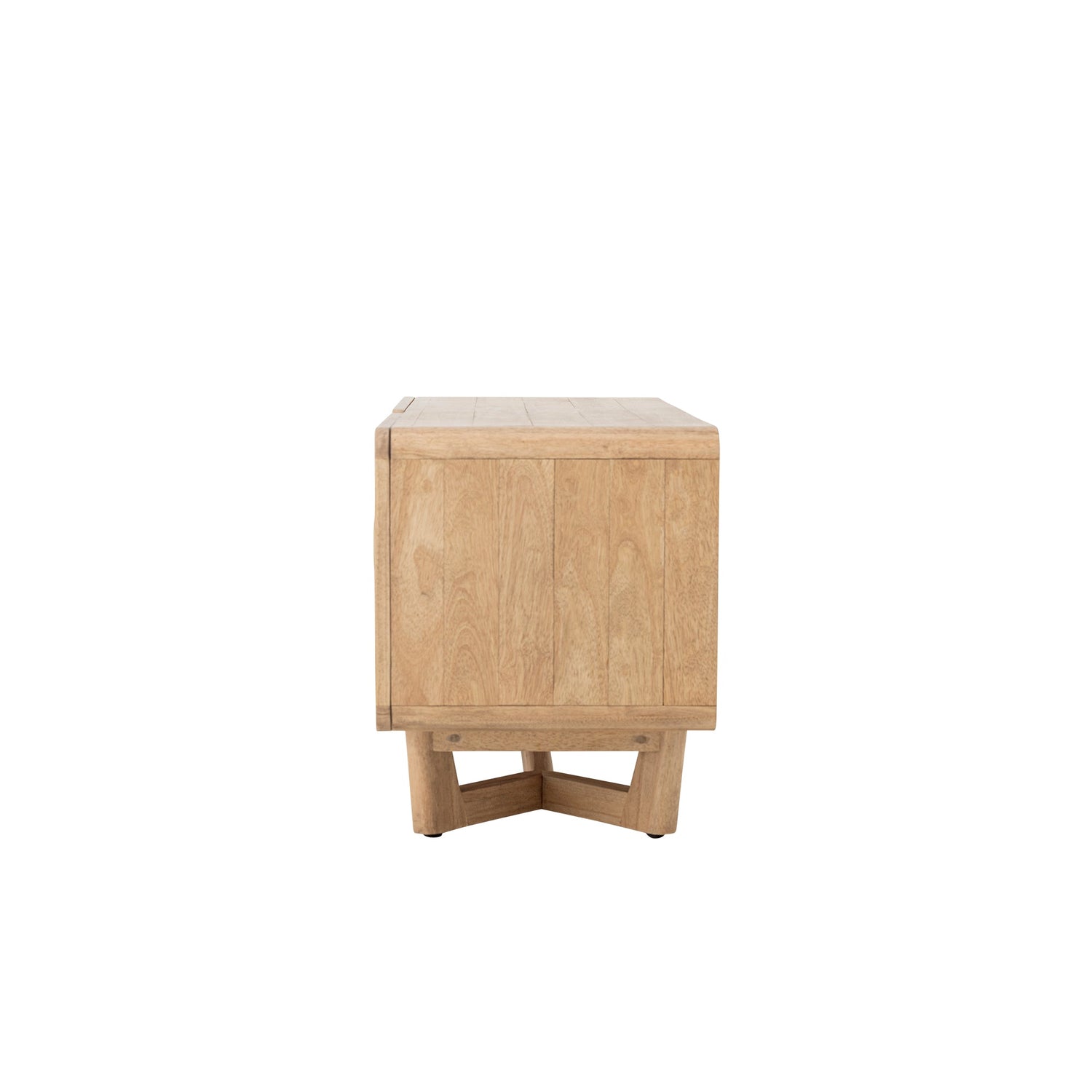 Serrone Cabinet - Natural Rubberwood