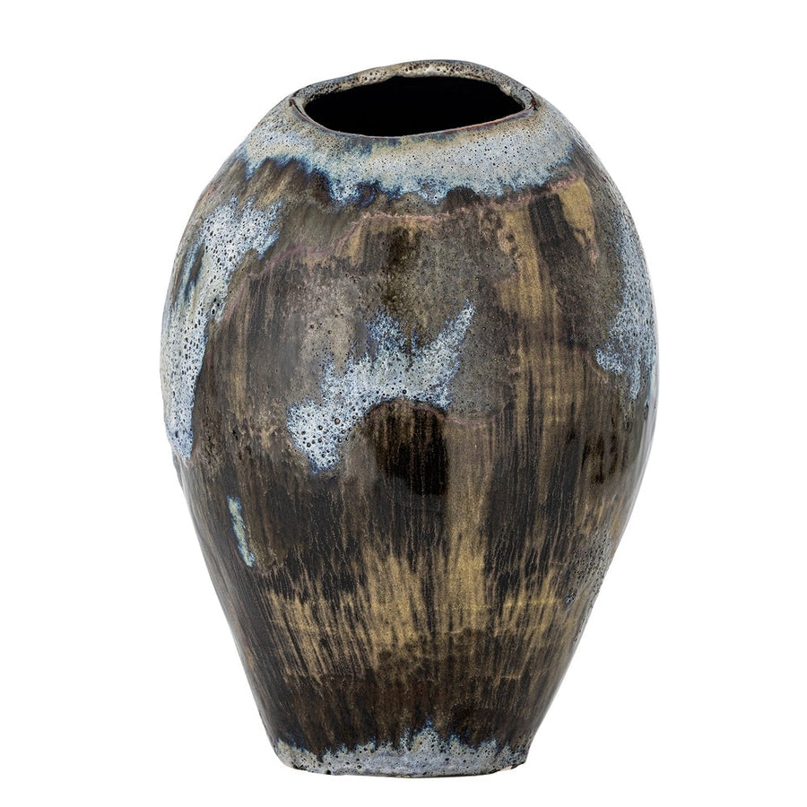 Senja Vase - Brown Stoneware