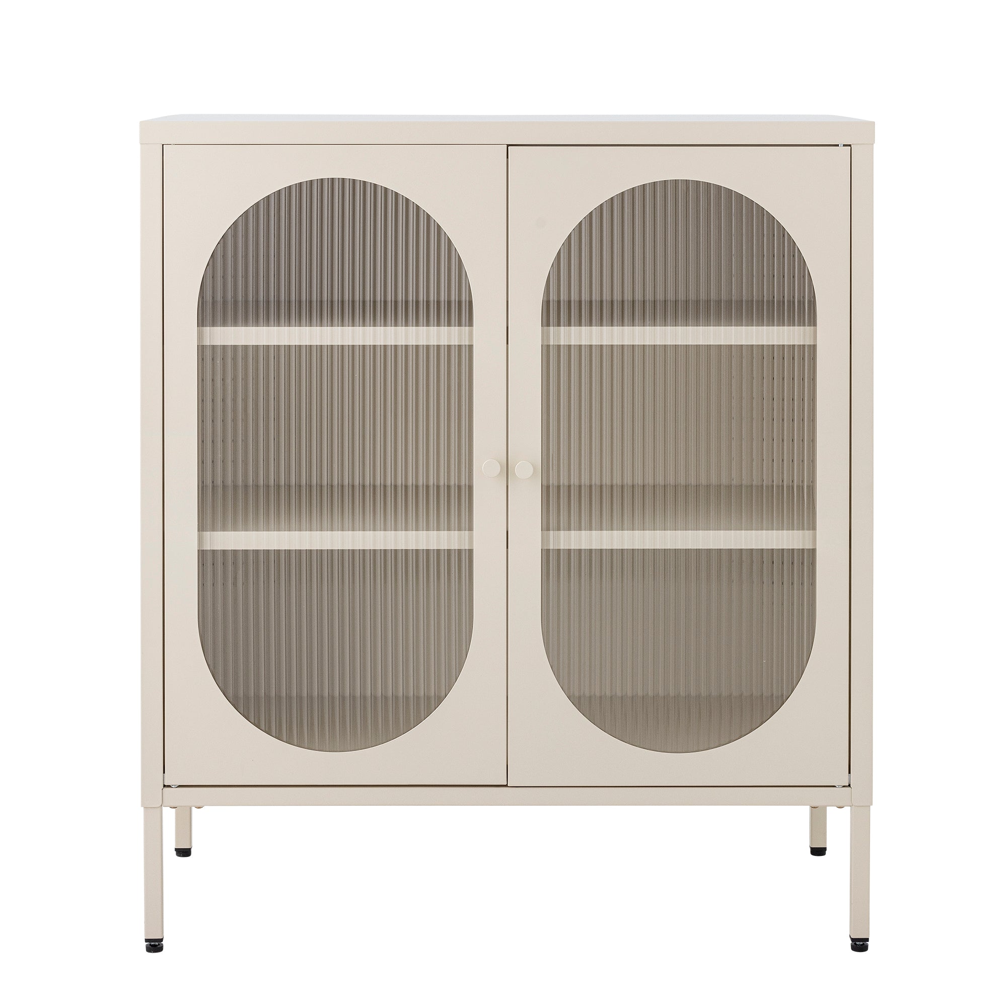 Salvo Cabinet - Natural Metal